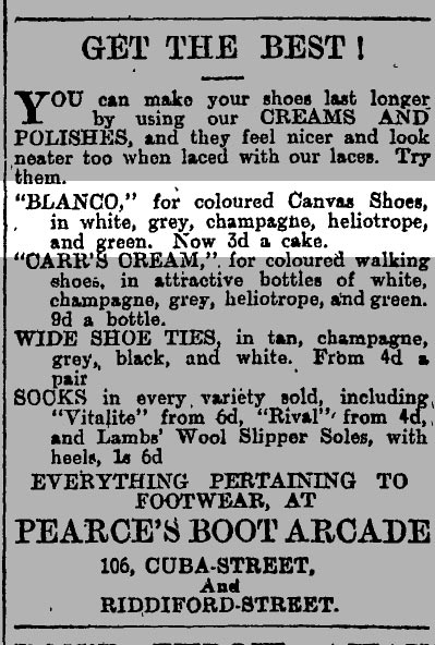 Blanco colours 1912