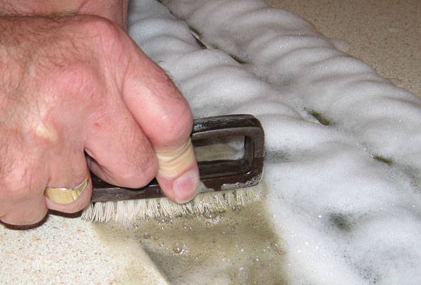 webbing cleaning