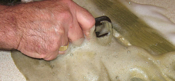 webbing cleaning