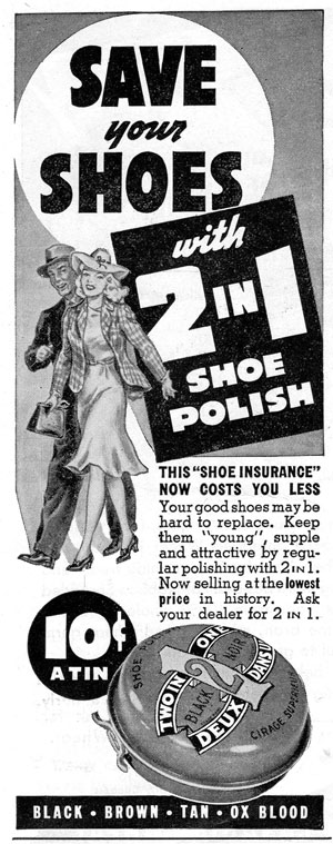 2 in 1 shoe polish