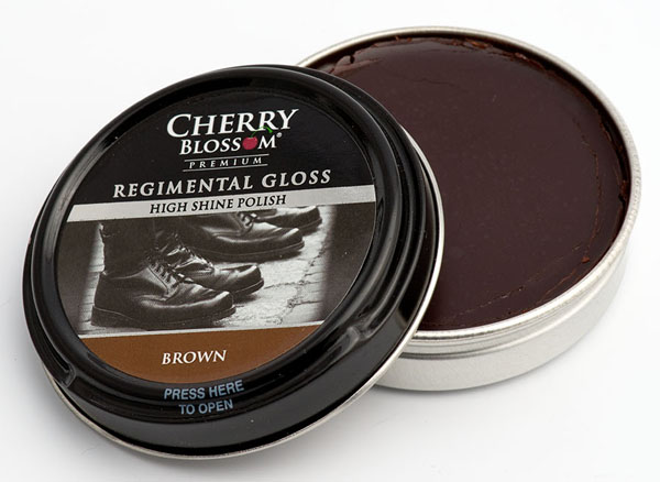 dark purple shoe polish