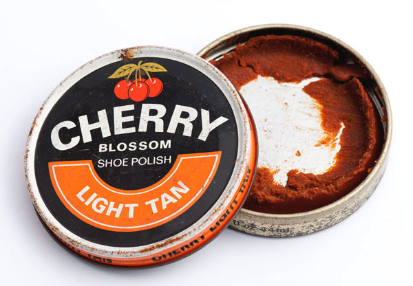 Cherry Blossom shoe polish