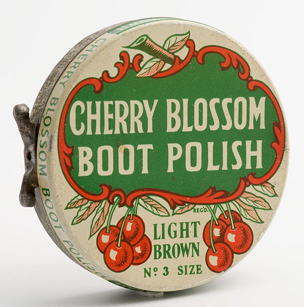 cherry blossom boot polish light brown