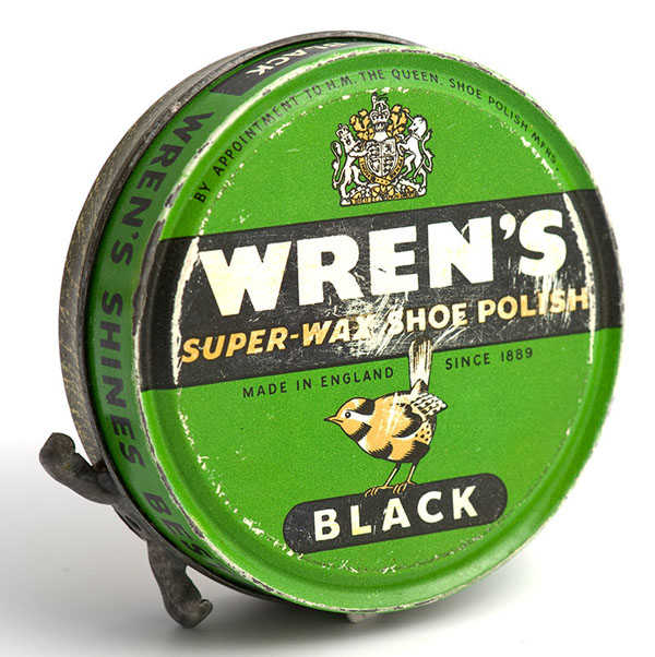 Wren's super wax black shoe polish