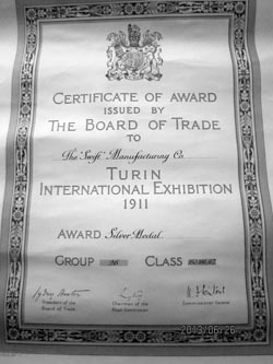 Swift Turin award