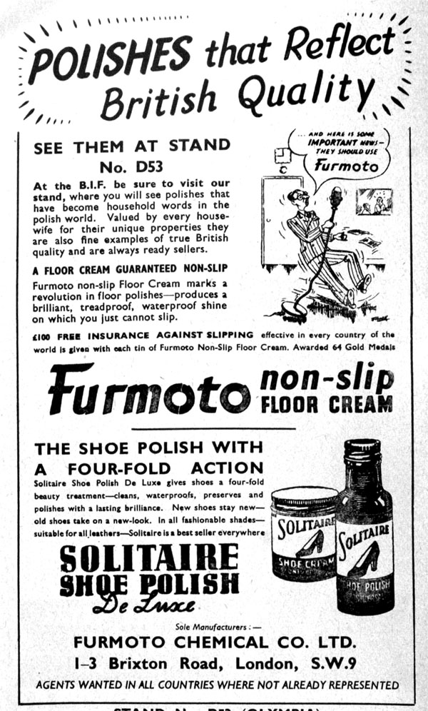 1949 Furmoto advert