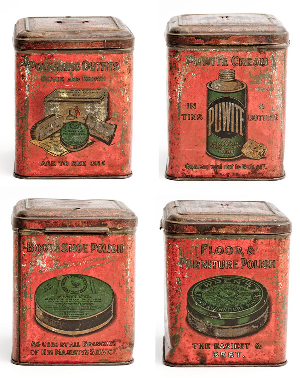 William Wren's advertising tin William Wren's advertising tin